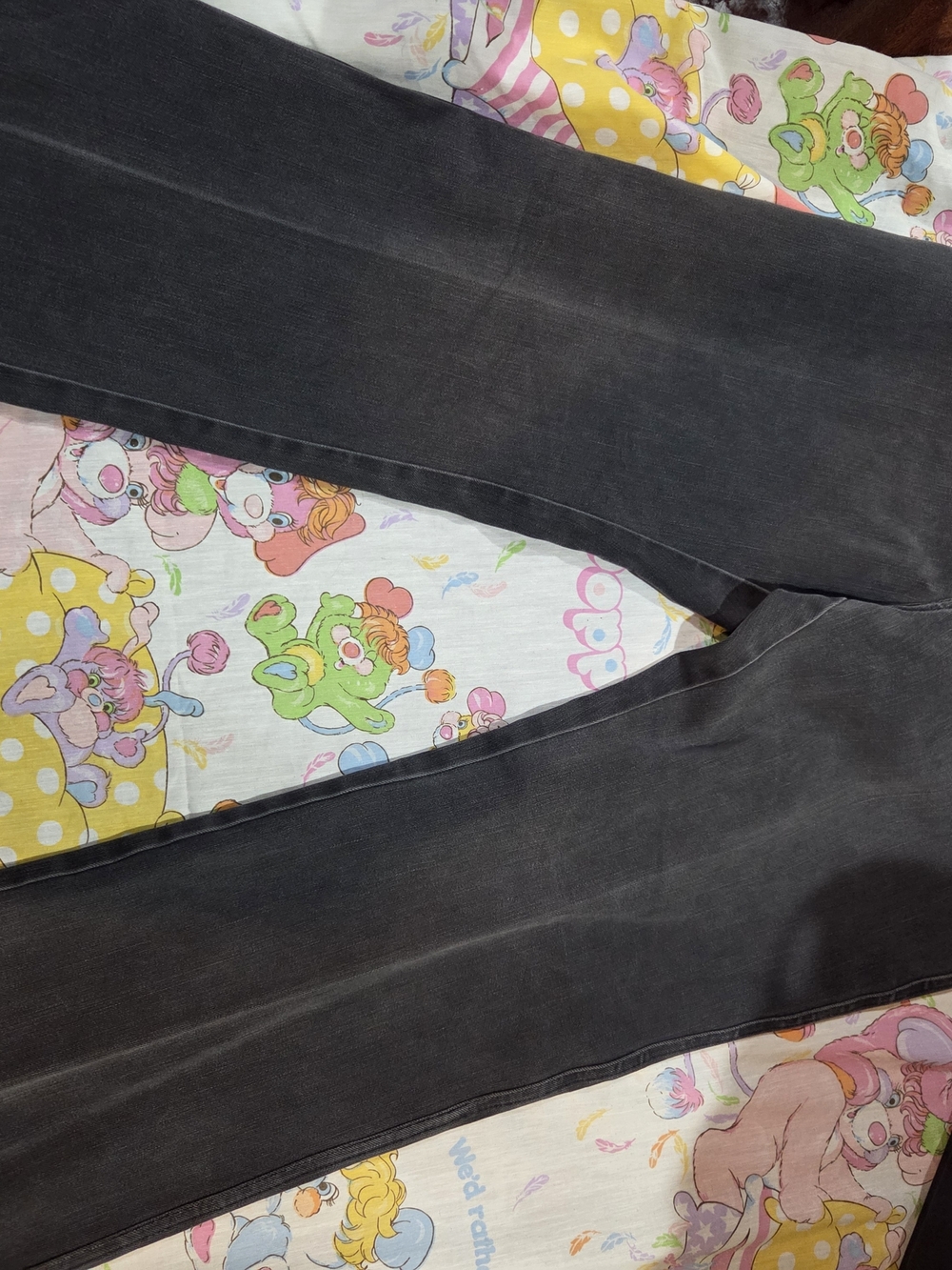 Soft Surroundings Black Pull On Jeans Large